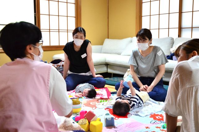 育休中の職員対象で行われるNSGグループの「NSGさんきゅうプロジェクト」の様子